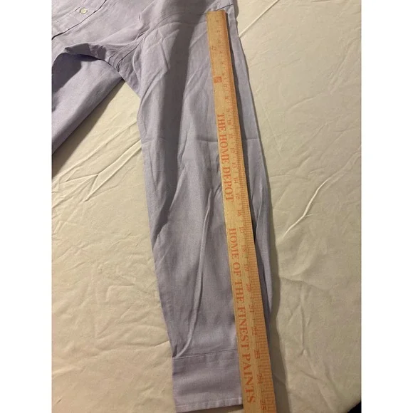 Polo Ralph Lauren Button Down Mens XL Purple Micro Check Excellent Pony Logo - Picture 8 of 12